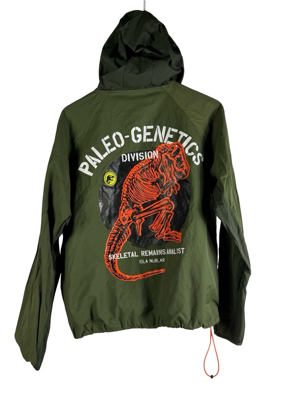 Universal Studios Jurassic Park Paleo - Genetics Windbreaker Size Small